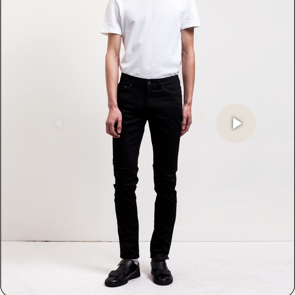 Acne Black Skinny Jeans